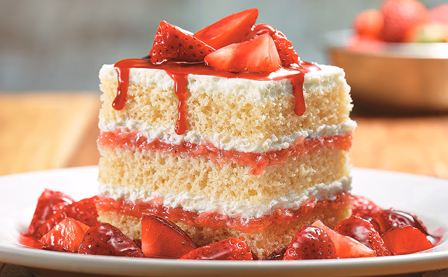 Strawberries and Cream Shortcake